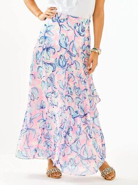 Lilly Pulitzer Agnes  Faux Wrap Maxi Skit - NWT!